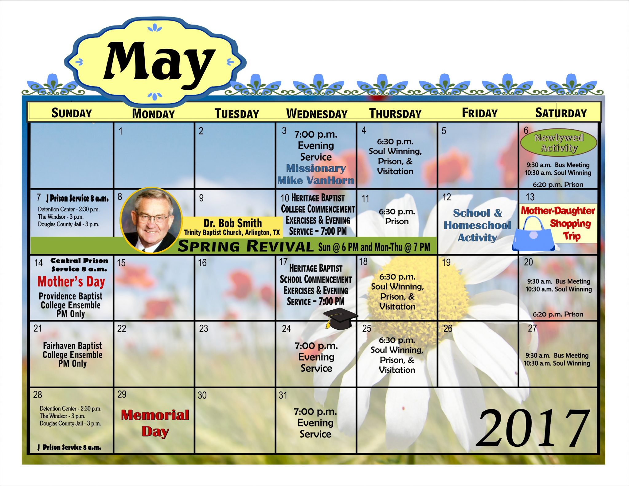 Calendar May 2017