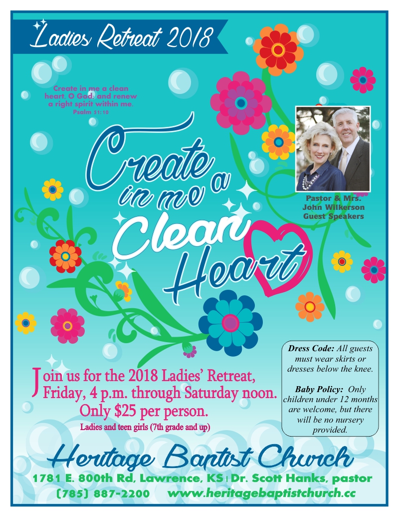 Ladies Retreat 2018 Flyer Ladies Retreat 2018 Flyer