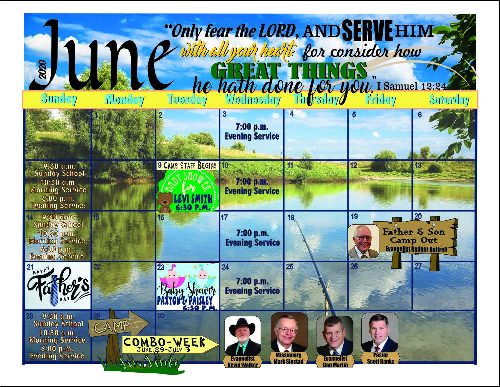 June Calendar June Calendar