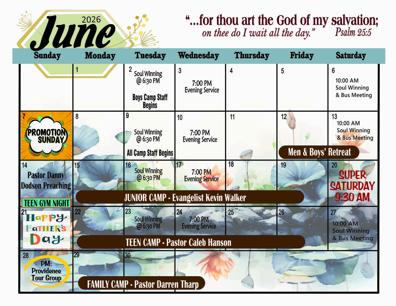 June bulletin